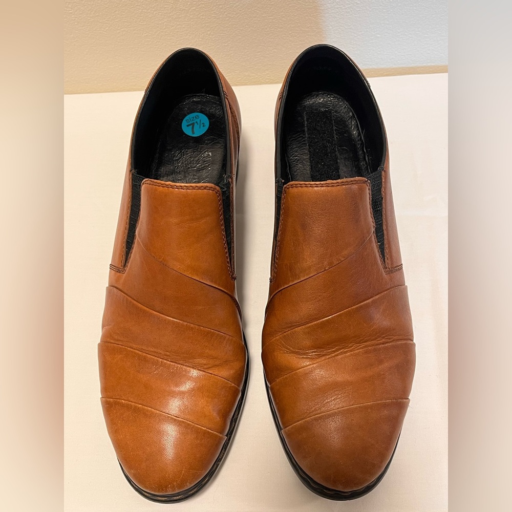 Reiker Men’s Comfort Stylish Relaxed Dress Slip-on Loafer Shoes, Brown, Sz 7.5